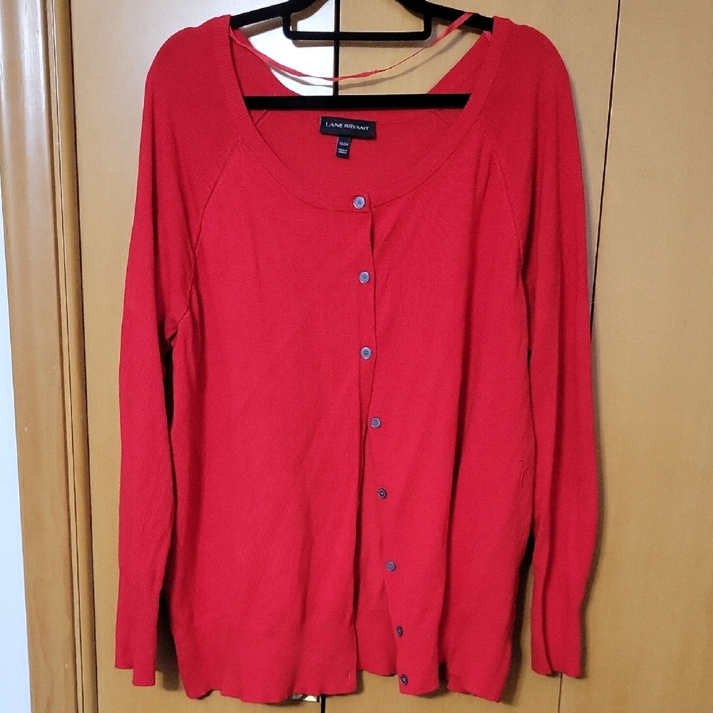 Lane Bryant Women's Red Sweater